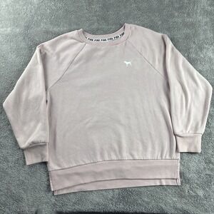 Victoria Secret Pink Lightweight Sweater Womens XS‎ Pink Pullover Sweatshirt